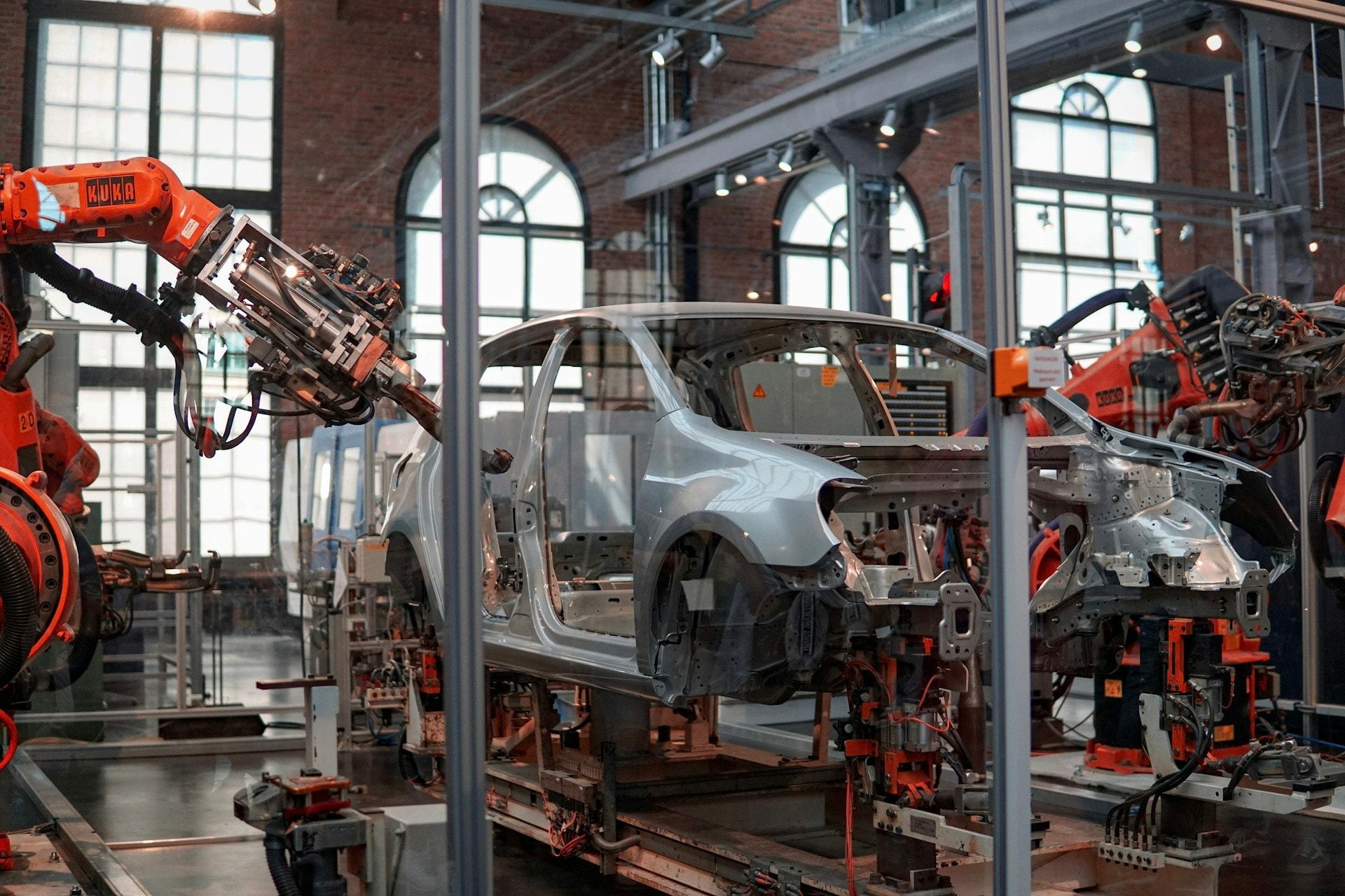 Ensamble automotriz industrial